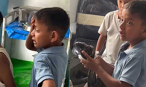 காயமடைந்த புறா உயிரிழந்ததால் மருத்துவமனையில் கதறி அழுத சிறுவன் - வைரல் வீடியோ