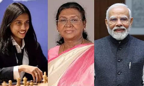 மகளிர் உலக செஸ் சாம்பியன் திவ்யா தேஷ்முக்கிற்கு ஜனாதிபதி, பிரதமர் வாழ்த்து