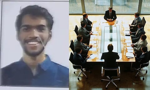 ஆபீஸ் மீட்டிங் இடையே எழுந்து சென்று அலுவலக கட்டடத்தில் இருந்து குதித்து இன்ஜினீயர் தற்கொலை