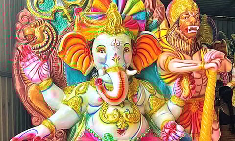 சென்னையில் 3-ந்தேதி முதல் விநாயகர் சிலைகள் விற்பனை: எண்ணூரில் இறுதிக்கட்ட பணிகள் தீவிரம்