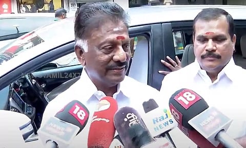 முதலமைச்சர் மு.க. ஸ்டாலின் உடனான சந்திப்பில் எந்த அரசியலும் இல்லை: ஓ.பி.எஸ். பேட்டி..!