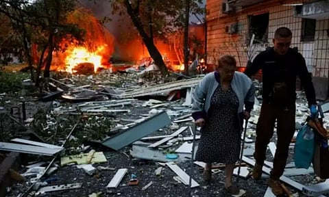 309 டிரோன்கள்.. 8 ஏவுகணைகள்: உக்ரைன் மீது ரஷியா தாக்குதல்.. 16 பேர் பலி - 155 பேர் காயம்