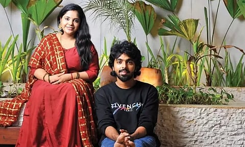 தேசிய விருது வென்ற ஜி.வி.பிரகாஷ் குமாருக்கு சைந்தவி வாழ்த்து