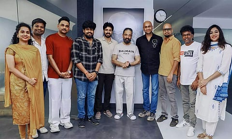 3 தேசிய விருதுகளை வென்ற 'பார்க்கிங்' படக்குழுவினரை நேரில் அழைத்து வாழ்த்திய கமல்ஹாசன்