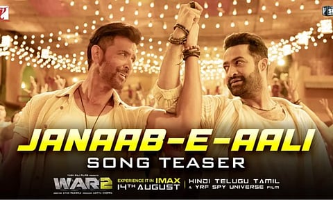 War 2 படத்தின் Janaab-e-Aali பாடல் டீசர் வெளியீடு!