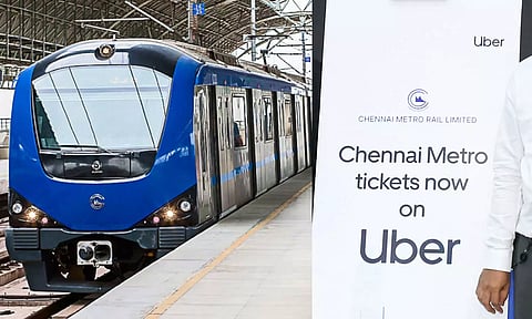 UBER செயலியில் சென்னை மெட்ரோ ரெயில் டிக்கெட் முன்பதிவு வசதி அறிமுகம்