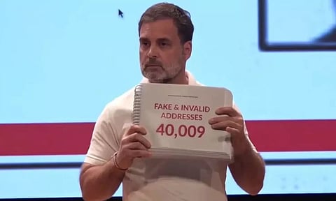 VIDEO: மர்மமான முறையில் சேர்க்கப்பட்ட 40 லட்சம் வாக்காளர்கள் - ராகுல்காந்தியின் 'அணுகுண்டு' ஆதாரம்