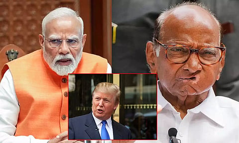 டிரம்பின் வரி விதிப்பு விவகாரத்தில் பிரதமர் மோடிக்கு அதரவு அளிக்க வேண்டும்: சரத் பவார் சொல்கிறார்
