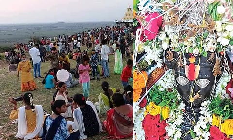 ஆந்திரா கோவிலில் 'தேள்' மாலை அணிவித்து வினோத வழிபாடு