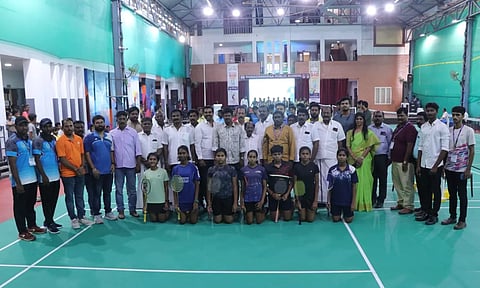 யூனியன் பிரதேசங்களில் இருந்து 500 பள்ளிகள் பங்கு கொண்ட மாபெரும் இறகு பந்து போட்டி - வென்றது யார்?