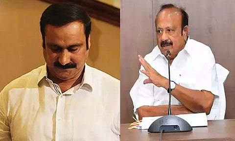 தந்தையுடன் மல்லுக்கட்டிக் கொண்டிருக்கும் அன்புமணி - அமைச்சர் MRK பன்னீர்செல்வம் அறிக்கை