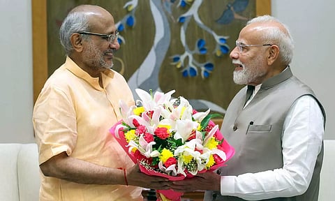 பிரதமர் மோடியுடன் சி.பி. ராதாகிருஷ்ணன் சந்திப்பு..!