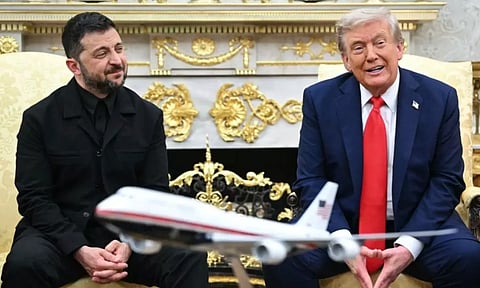 இன்னும் 2 வாரங்களில் முடிவு தெரிந்துவிடும்.. ஜெலன்ஸ்கியுடன் பேச்சுவார்த்தைக்கு பின் டிரம்ப் பேட்டி