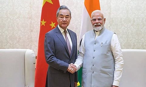 பிரதமர் மோடியுடன் சீன வெளியுறவுத்துறை மந்திரி சந்திப்பு