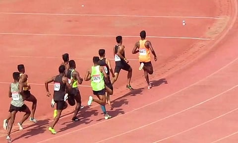 தேசிய சீனியர் தடகள போட்டி: 10 ஆயிரம் மீட்டர் ஓட்டத்தில் உ.பி. வீரர் அபிஷேக் முதலிடம்