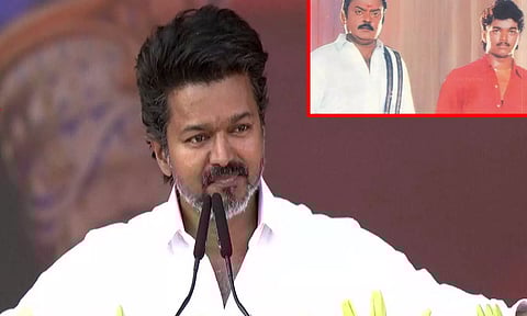 சிங்கம் வேட்டைக்கு மட்டும் தான் வெளியே வரும் - விஜயகாந்தை அண்ணன் என குறிப்பிட்டு பேசிய விஜய்