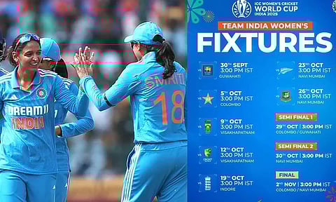 RCB மைதானத்தில் போட்டிகள் இல்லை.. மகளிர் உலகக்கோப்பை அட்டவணையில் மாற்றம்