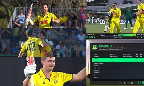 155 ரன்களில் சுருண்ட தென் ஆப்பிரிக்கா - 276 ரன்கள் வித்தியாசத்தில் ஆஸ்திரேலியா அபார வெற்றி