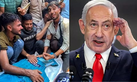 காசா மருத்துவமனை தாக்குதலில் 5 பத்திரிகையாளர்கள் உட்பட 20 பேர் பலி - தவறுதலான விபத்து என நேதன்யாகு வருத்தம்