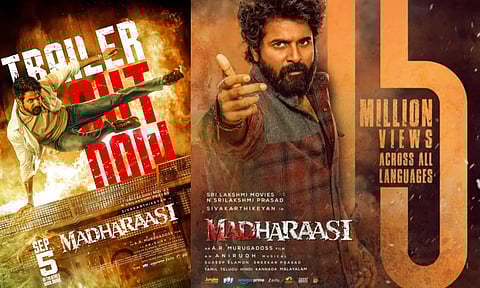 18 மில்லியன் : அமரன் படத்தின் ஒட்டுமொத்த வியூஸ்களை 1 நாளில் அள்ளிய மதராஸி டிரெய்லர்