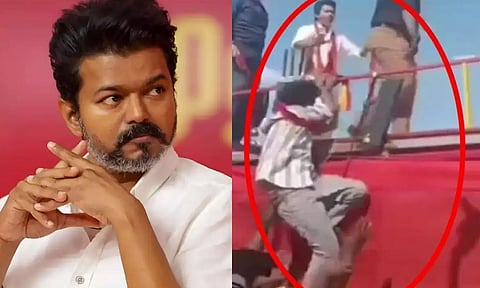 விஜய் மீது வழக்கு பதிவு செய்யப்பட்டதன் பின்னணியில் தி.மு.க.- த.வெ.க. குற்றச்சாட்டு