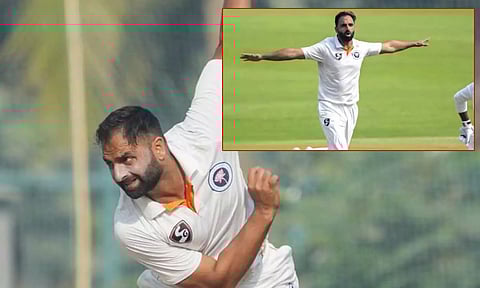 துலீப் டிராபி: 4 பந்துகளில் 4 விக்கெட் வீழ்த்திய ஜம்மு-காஷ்மீர் வீரர்..!