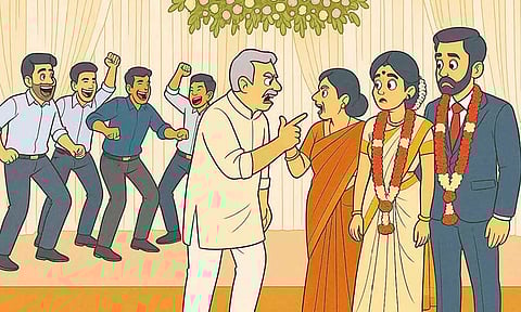 மதுபோதையில் அட்ராசிட்டி செய்த மாப்பிள்ளையின் நண்பர்கள் - திருமணத்தை நிறுத்திய மணமகள்