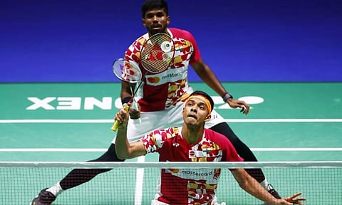 உலக பேட்மிண்டன் சாம்பியன்ஷிப்: வெண்கலம் வென்ற சாத்விக் சிராக் ஜோடி