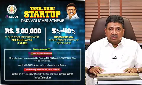 தமிழ்நாடு ஸ்டார்ட் அப் டேட்டா வவுச்சர் திட்டம் - அமைச்சர் பழனிவேல் தியாகராஜன் அறிவிப்பு