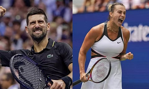 அமெரிக்க ஓபன் டென்னிஸ்: ஜோகோவிச்- சபலென்கா காலிறுதிக்கு தகுதி