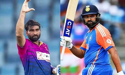 டி20 கிரிக்கெட்டில் ரோகித் சர்மாவின் உலக சாதனையை தகர்த்த UAE கேப்டன்