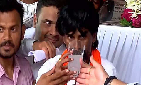 மராத்தா இட ஒதுக்கீட்டுப் போராட்டம் வெற்றி: மனோஜ் ஜரங்கே