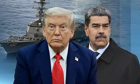 கரீபியன் கடலில் போர் மேகம்.. வெனிசுலாவை நோக்கி ராணுவத்தை நகர்த்தும் அமெரிக்கா.. விரைவில் தாக்குதல்?