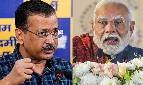 அமெரிக்க பொருட்களுக்கு 75 சதவீதம் வரி விதிக்க பிரதமர் மோடிக்கு தைரியம் இருக்கிறதா? - கெஜ்ரிவால் கேள்வி