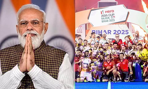 ஆசிய கோப்பை ஹாக்கி: சாம்பியன் பட்டம் வென்ற இந்திய அணிக்கு பிரதமர் மோடி வாழ்த்து
