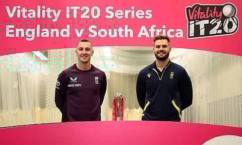 மழையால் கைவிடப்பட்ட 3வது போட்டி: சமனில் முடிந்த தென் ஆப்பிரிக்கா, இங்கிலாந்து டி20 தொடர்