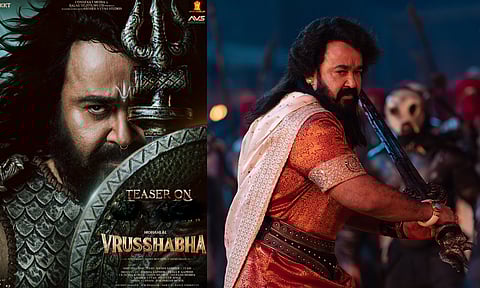 மோகன்லால் நடித்த Vrusshabha படத்தின் டீசர் ரிலீஸ் அறிவிப்பு!