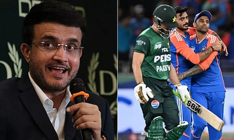 15 ஓவரிலேயே சேனலை மாத்திட்டேன்: இந்தியா, பாகிஸ்தான் போட்டி குறித்து கங்குலி