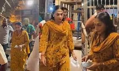 திருச்செந்தூர் கோவிலில் ஐஸ்வர்யா ரஜினிகாந்த் சுவாமி தரிசனம்