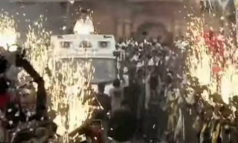 கரூரில் பிரம்மாண்டமாக தொடங்கிய தி.மு.க. முப்பெரும் விழா