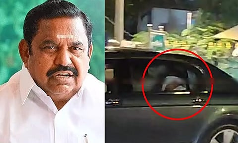 அரசு வாகனத்தில் சென்று சொகுசு காரில் திரும்பிய இ.பி.எஸ்- திமுக IT wing சரமாரி கேள்வி