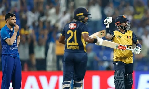 ஆசிய கோப்பை: வெளியேறியது ஆப்கானிஸ்தான்.. 'சூப்பர் 4' சுற்றுக்கு இலங்கை, வங்கதேசம் தகுதி!