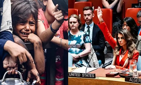 ஐ.நா.வின் காசா போர் நிறுத்த தீர்மானத்தை வீட்டோ அதிகாரம் மூலம் தோல்வி அடையச் செய்த அமெரிக்கா