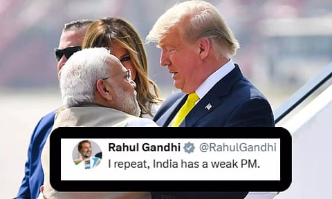 H-1B விசா விவகாரம்: இந்தியாவில் பலவீனமான ஒருவர் பிரதமராக உள்ளார் - பழைய பதிவை பகிர்ந்த ராகுல்