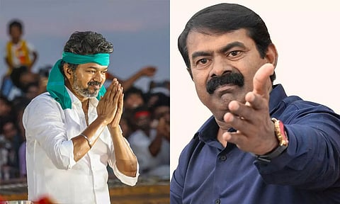 இரண்டு சனியன்களை கையில் எடுத்துக்கொண்டு சனிக்கிழமைதோறும் வரும் விஜய் - சீமான் விளாசல்