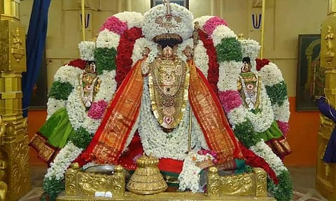 புரட்டாசி 2-வது சனிக்கிழமை: திருவந்திபுரம் தேவநாதசாமி கோவிலில் குவிந்த பக்தர்கள்