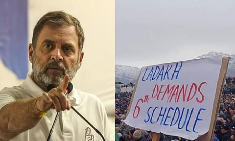 "இளைஞர்களை கொன்று லடாக்கின் குரலுக்கு பாஜக பதிலடி கொடுத்துள்ளது" - ராகுல் காந்தி