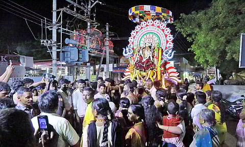 குலசேகரன்பட்டினம் 7-ம் நாள் தசரா திருவிழா: ஆனந்த நடராஜர் கோலத்தில் இன்று இரவு அம்மன் வீதி உலா