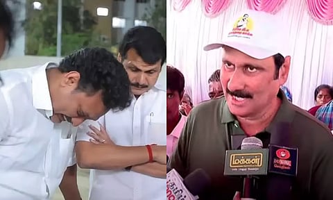 தேம்பி தேம்பி அழுகிறார்... அமைச்சருக்கு ஆஸ்கர் வழங்க வேண்டும்- அன்புமணி