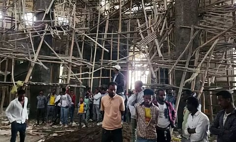 எத்தியோப்பியாவில் தேவாலய கட்டடம் இடிந்து விழுந்த விபத்தில் 36 பேர் பலி